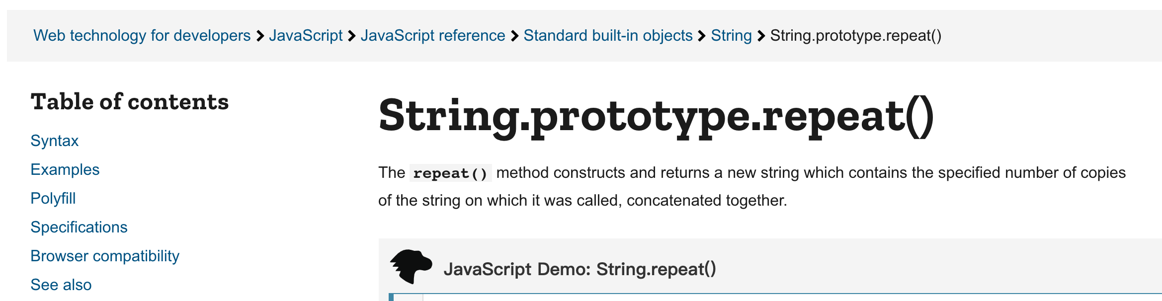 string.prototype.repeat